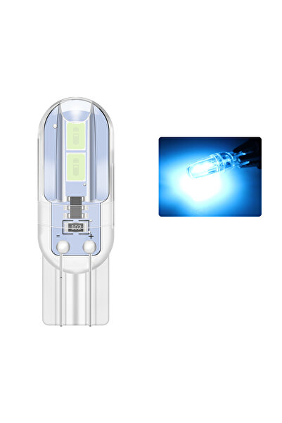 choice2 Nomarl ice blue 10pcs T10 W5W 5W5 194 168 LED Clearance Lamp Flash Ca...