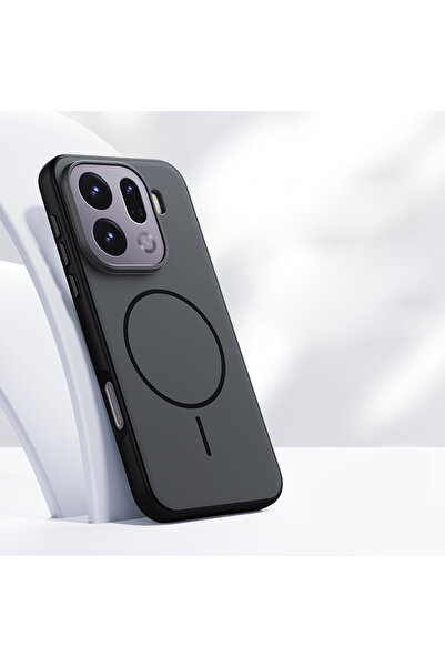 Choice8 غطاء هاتف أسود لـ OPPO Find X9 Pro مع مغناطيس، تصميم ثنائي اللون مطفي...