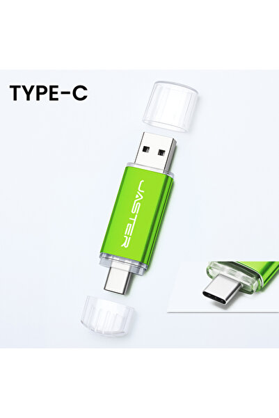 Choice48 فلاش درايف USB نوع C عالي السرعة 2 في 1 بسعة 32 جيجابايت، متوفر بسعا...