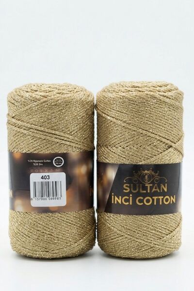 hobi dünyası evim Sultan İnci Cotton Simli İp Örgü Çanta Sepet Supla Malzemes...