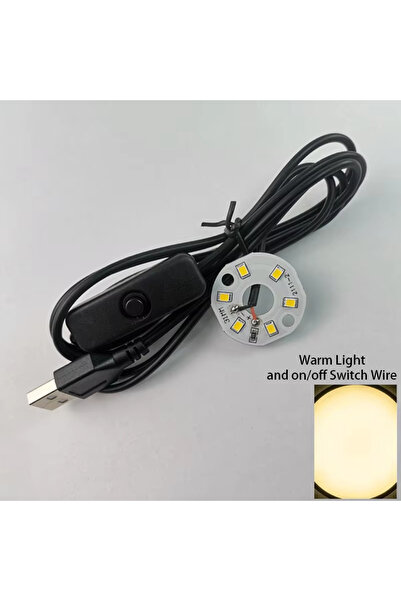 Choice4 Warm Led Black Warm White Color DC 5V 3W USB LED Lights 2835 Chip Sin...