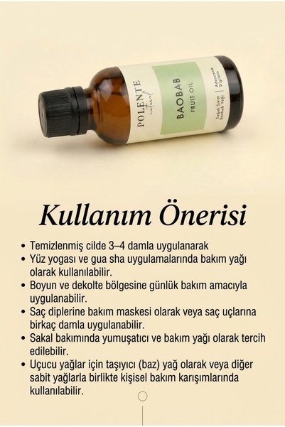 Polente Natural Cold Pressed Baobab Oil 30 ml