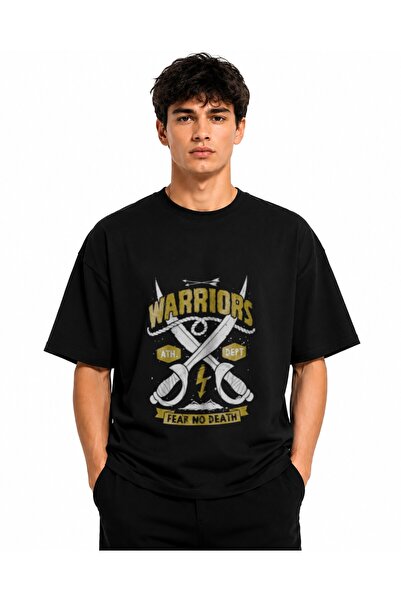 Inscriptie Tricou Unisex Bumbac Premium Casual " Warriors "