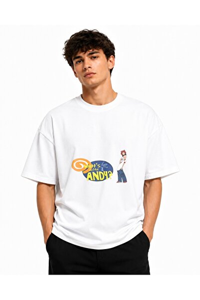 Inscriptie Tricou Unisex Bumbac Premium Casual " Ce-i cu Andy? "