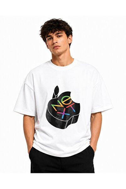 Inscriptie Tricou Unisex Bumbac Premium Casual " Next step steve jobs "