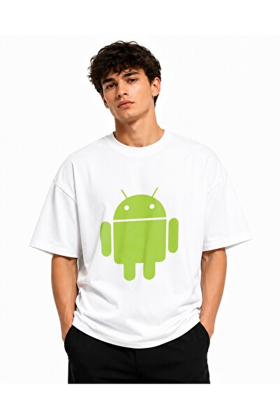 Inscriptie Unisex Premium Cotton Casual T-Shirt "Android Standard"