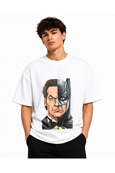 Inscriptie Tricou Unisex Bumbac Premium Casual " Batman "
