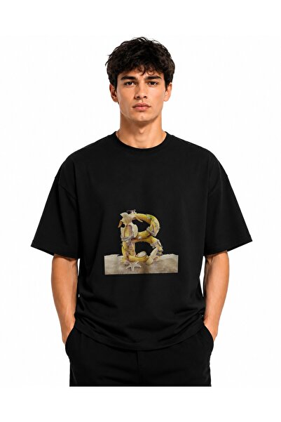 Inscriptie Tricou Unisex Bumbac Premium Casual " B - Banana "