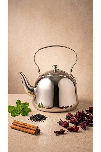 SQUALO Stainless Steel Tea Kettle - 2 Liters - Stylish and Practical for Heat...