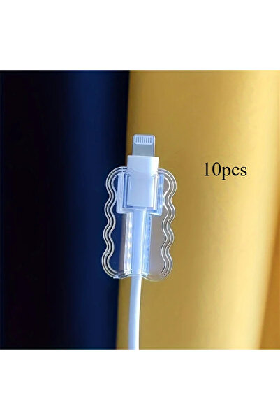 Choice 10pcs 10 Pieces Cable Grip Protector Covers Anti-Break Data Cord Manag...