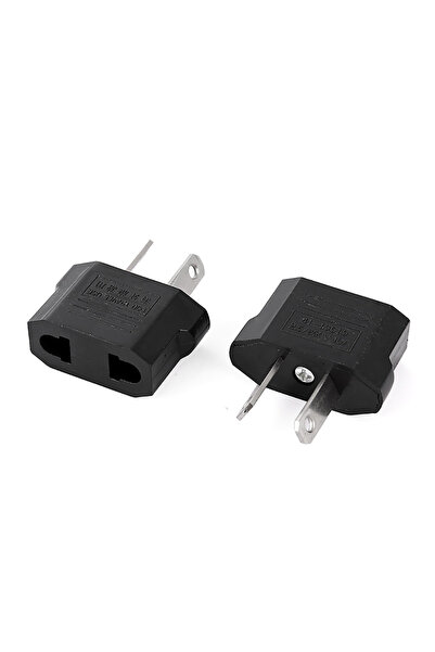 Choice1 2pcs black Plug Adapter Universal US/EU to AU/NZ Power Plug Travel Ad...