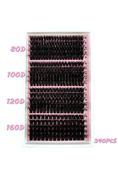 Choice4 MIX CC 80D100D120D160D New 20Row 40-160DMix 8D Fluffy Individual Lash...