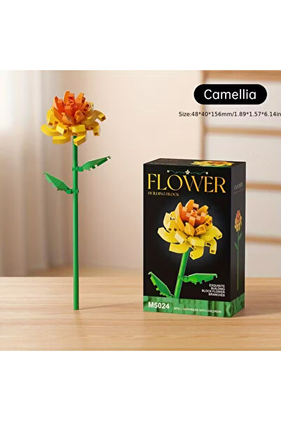 Choice6 M5024-No box Micro particle building block flower set, DIY assembly f...
