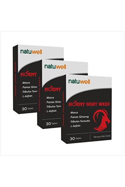 Natuwell Horny Goat Weed 30 Tab 3 adet