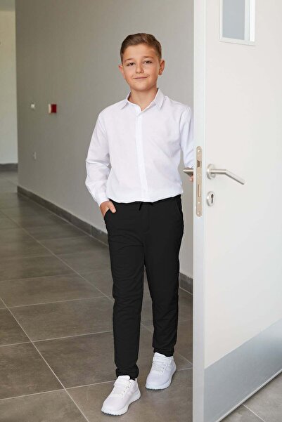 Fulla Moda 23 Nisan Beli Bağlamalı Duble Paça Erkek Çocuk Pantolon