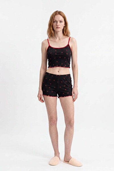 HAKKE Pegasus Cherry Print Shorts Set
