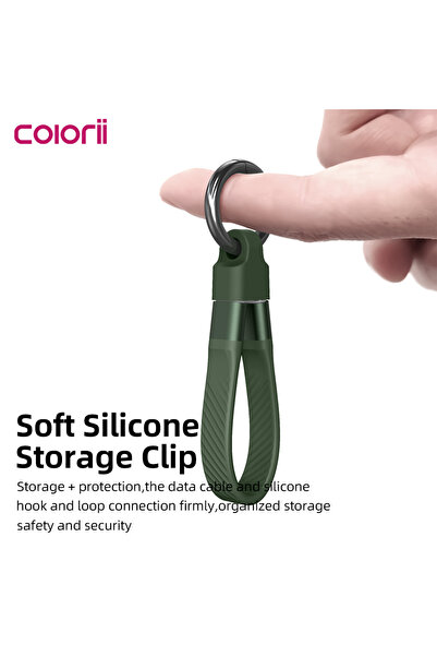 Choice كابل بيانات USB4 قصير Colorii.CC أخضر آخر، مجموعة سلسلة مفاتيح محمولة ...