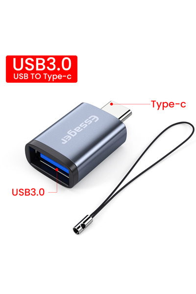 essager Type C to USB Female USB Type C OTG Adapter Type-C USB-C Male To USB ...