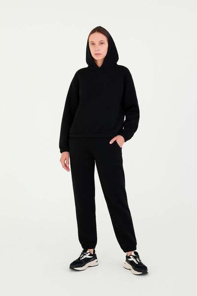 HAKKE Three Thread Hooded Tracksuit Set