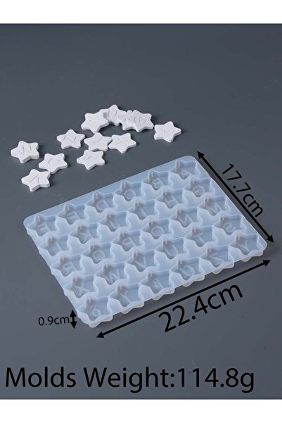 Choice star Star Letter Earrings Pendant Silicone Mold DIY Necklace Keychain ...