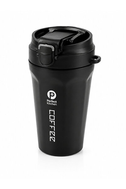 Perfect Kitchen Coffee Mug 420ML Black Stainless Steel