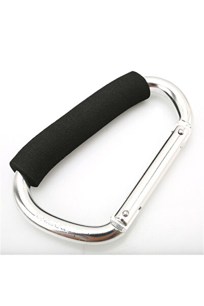Choice5 white Large Carabiner Stroller Hooks Organizer Aluminum D Ring Spring...