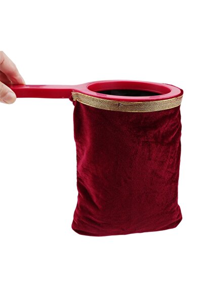 Choice1 red bag 1pc Twisty Velvet Fabric Change Bag Pull Flower Make Things A...