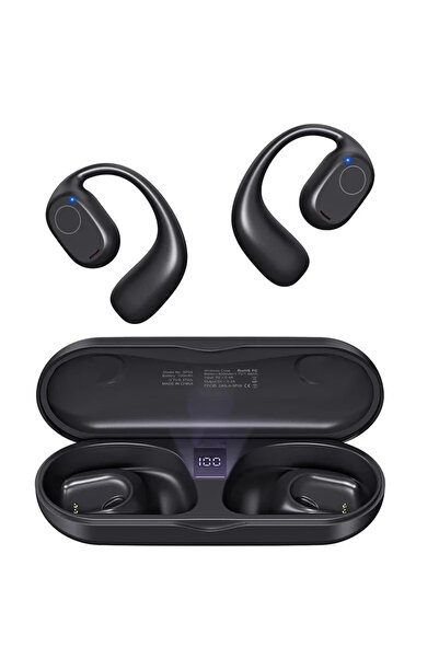 Choice Black UYUXIO OWS Open Ear Wireless Earbuds with Digital Display 40 Hou...