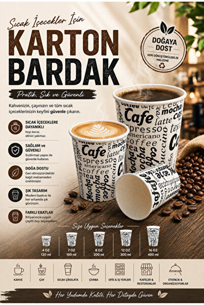 MaxCleanGrosmar 1000 Adet Karton Bardak