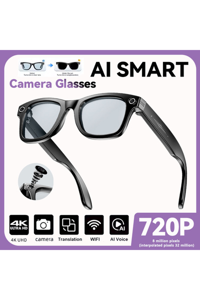 Choice3 Change color 2026 New Upgrade Smart Glasees with Camera Video Recordi...