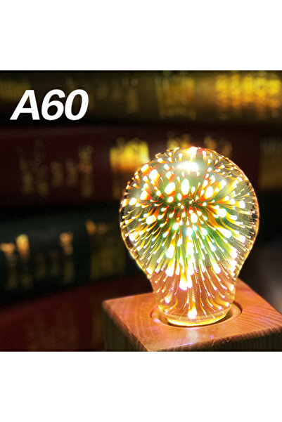 Parkson A60 3D LED Light Bulb E27 220V ST64 G80 G95 G125 A60 Diamond Heart De...