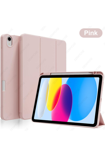 choice2 Pink For iPad 10th/11th Gen A16 Case 10.9/11 inch, with Pencil Holder...