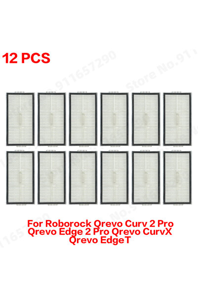 Choice16 roborock 12 Pcs For Roborock Qrevo Curv 2 Pro Qrevo Edge 2 Pro Qrevo...