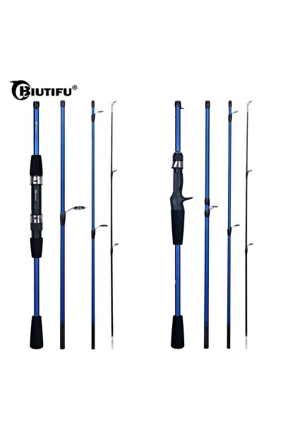 Choice Spinning 2.1m BIUTIFU Baitcasting Spinning Travel Carbon 4/5 Section F...