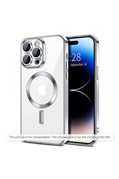Apple Husa MagSafe pentru iPhone 17, Techsuit, Luxury Crystal, Argintie