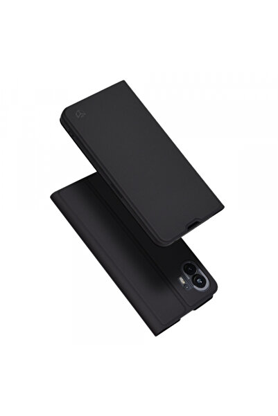 NOTHING Husa pentru Phone (2), Techsuit, Magskin Book, Neagra