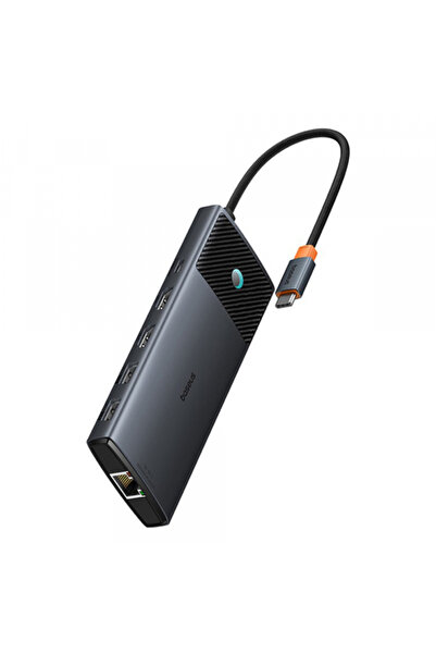 Baseus Hub USB-C Gleam II, 10in1, Negru B0114200