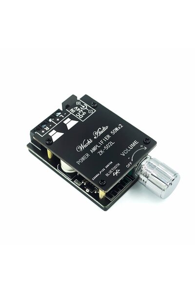 Sensör Modül ZK-502L Bluetooth 5.0 Stereo Ses Alıcısı 2x50W Dijital Amfi Modü...