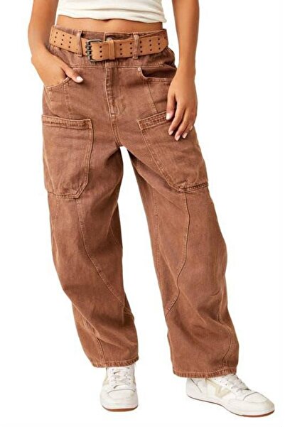 MADAME MELEK Premium Original Branded Cargo Pocket High Waist Comfortable Fit...