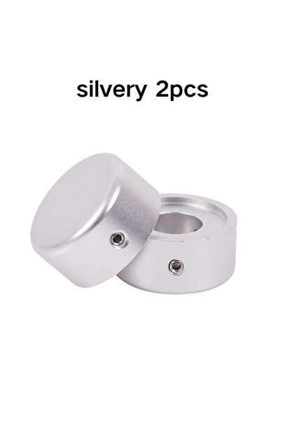 Choice5 sliver 2pcs 1 Pack Effector Guitar Pedal Caps Footswitch Topper Pedal...
