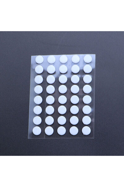 Choice Gray white JCD 40Pcs 6.5mm Diameter 0.8mm Thickness Small Dots Univers...