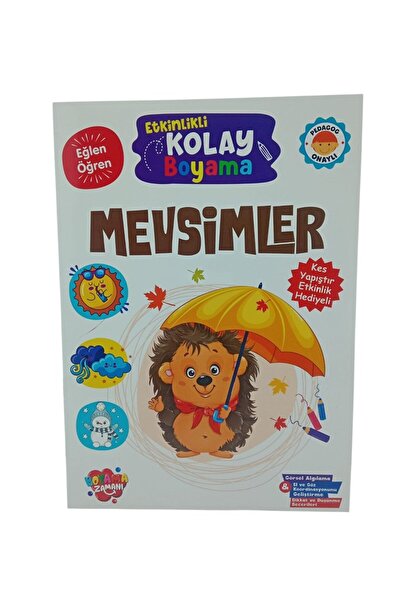 Koloni Kitap Easy Coloring Seasons with Activities