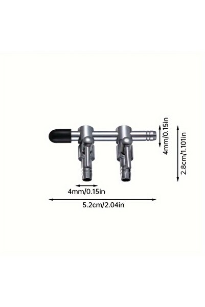 choice2 2 Way Aquarium Air Flow Control Lever Valve Distributor Splitter Oxyg...