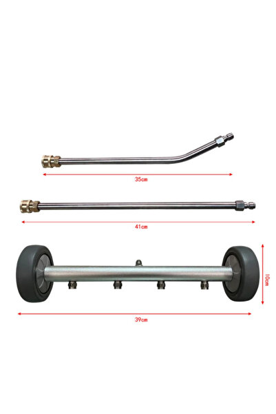 Choice 3 pieces 5000PSI Car Chassis High Pressure Washer 16 Inch Electric Car...