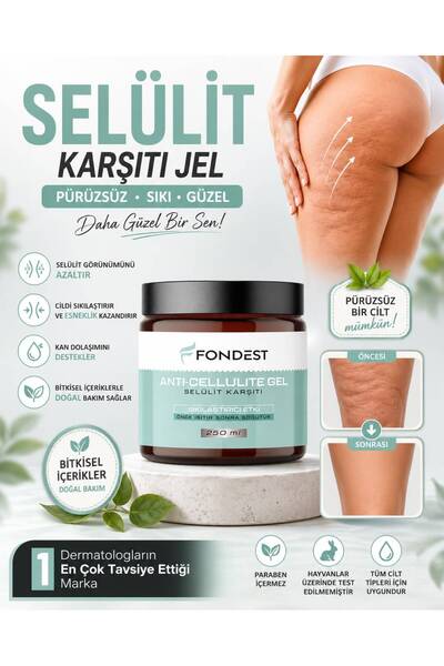 FONDEST İnceltici1 Sıkılaştırıcı, Selülit Ve Çatlak Giderici Vücut Şekillendi...