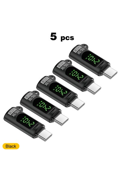 Choice4 5pcs Black USB4 40Gbps Adapter Digital Display USB 4 V2.0 80Gbps Type...