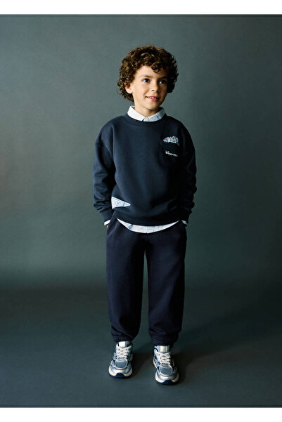 MANGO Baby %100 pamuklu jogger pantolon