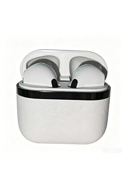 Choice1 PiWen-PRO4-White TWS Bluetooth Earbuds Leather Texture Charging Case ...