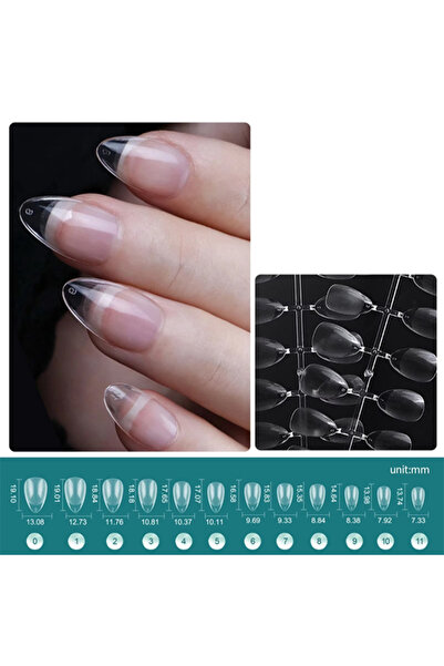 Choice S Coffin 120Pcs Nail Tips Full Cover Soft Gel False Nail Capsules Vari...