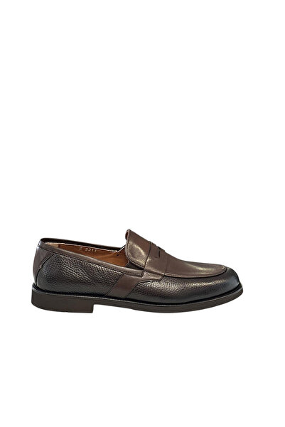 Gianni Maggi 2211 Model Men's Classic Calf Leather Shoes - Brown